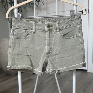 AE Cuffed Hi-Rise Denim Shortie